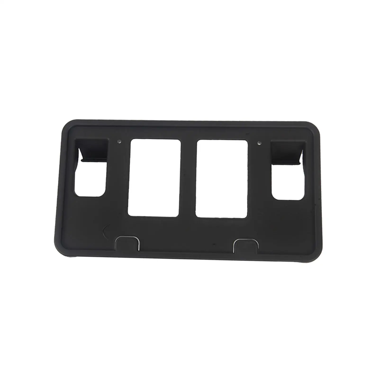 Front License Plate Holder Backing Bracket Black Plastic Fit for Ford F150 06-08 Replacement Durable Easy to Install Auto Parts