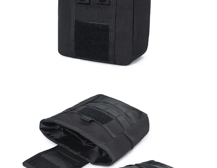 Faltbare Molle Dump Drop Pouch Ammo Magazin Hüfttasche Outdoor Sport Jagd Utility EDC Werkzeug Zubehör Klappbare Erholung Tasche – Detail 17