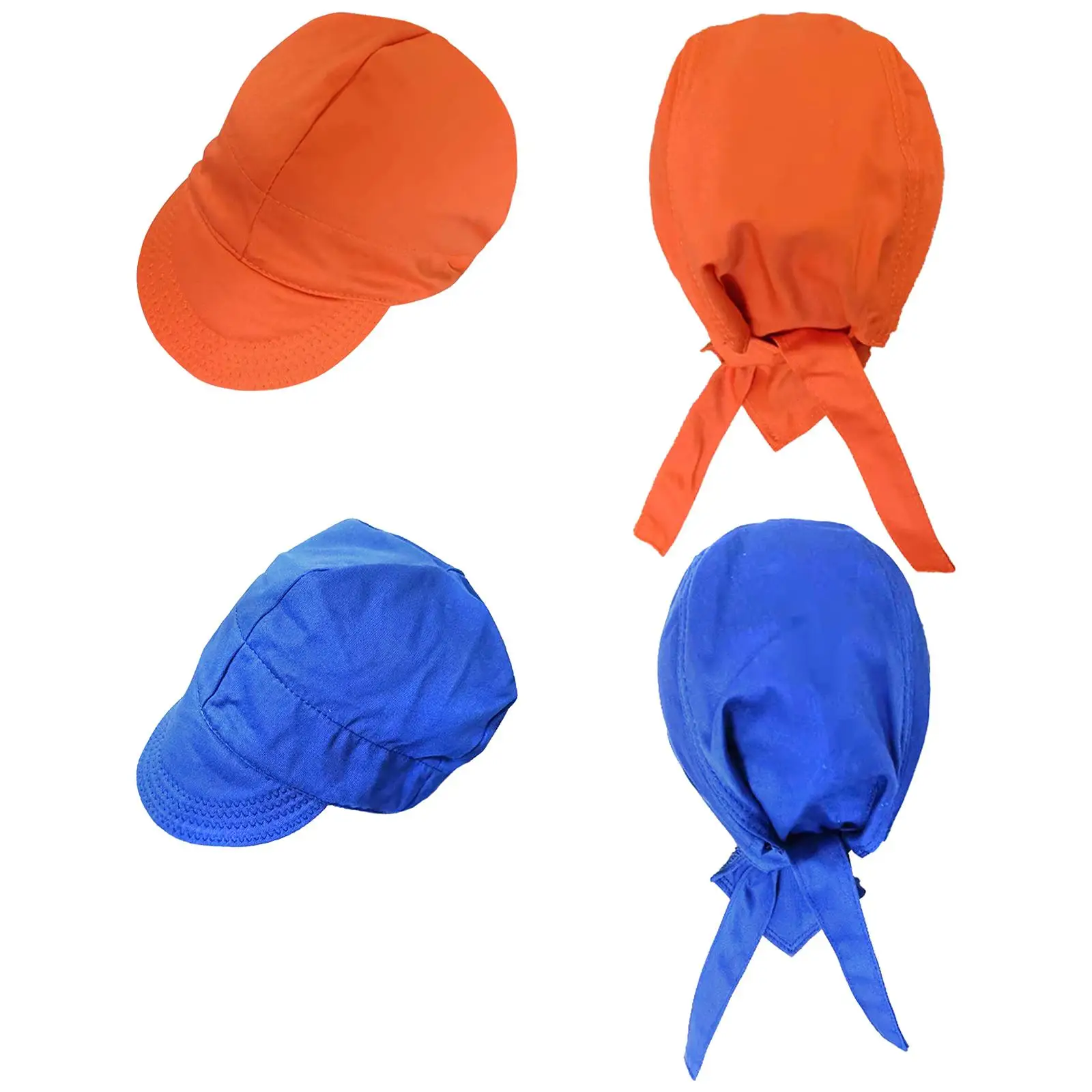 Welding Caps Head Protective Bandana Type Adjustable Work Caps Hoods Cotton