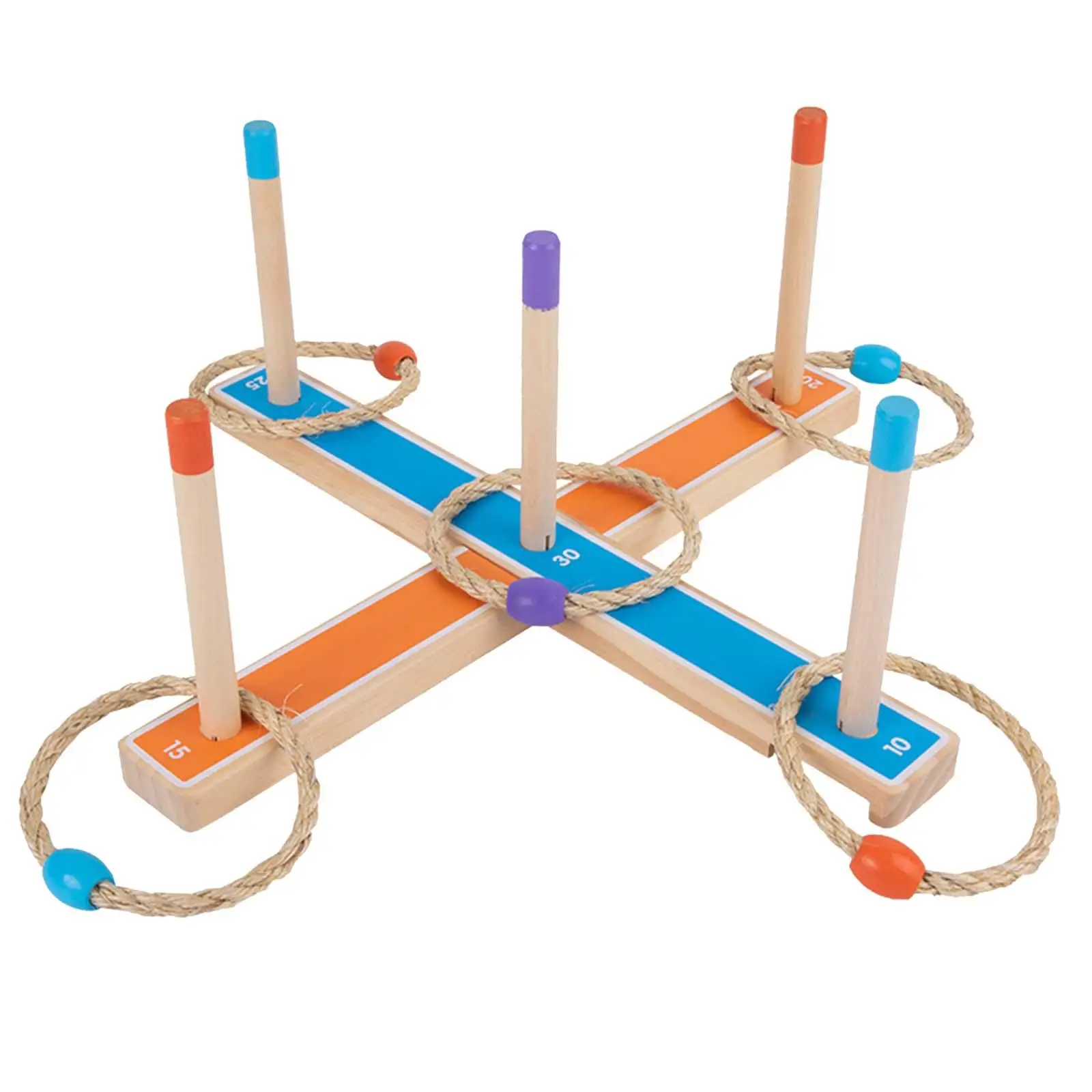 Ring Tossing Game Children Gift Adults Kids Playset for Garden Playground