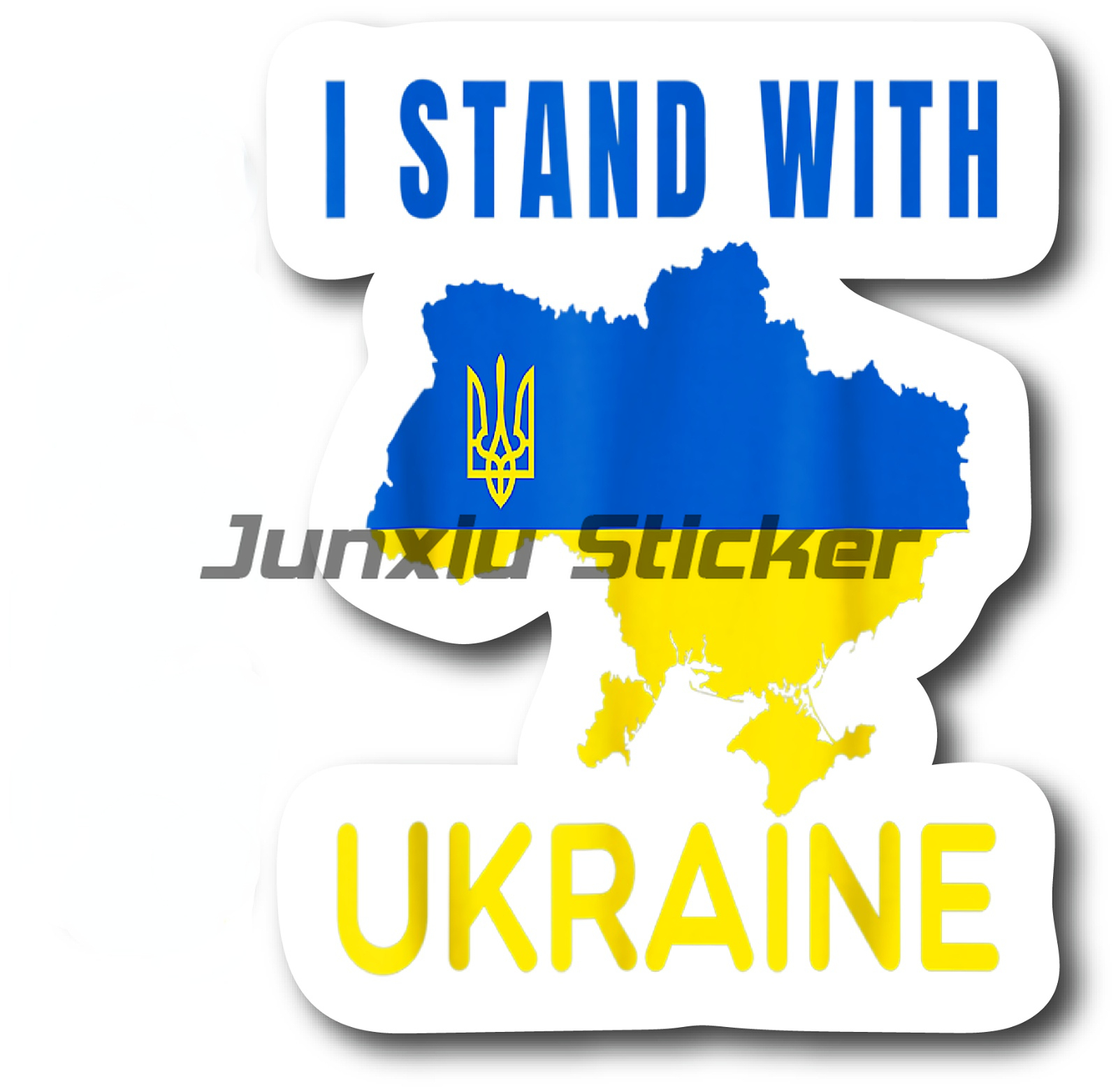 Наклейки на автомобиль, грузовик, наклейка, украинский флаг, цвет виниловые  наклейки на машину, водонепроницаемый материал | AliExpress