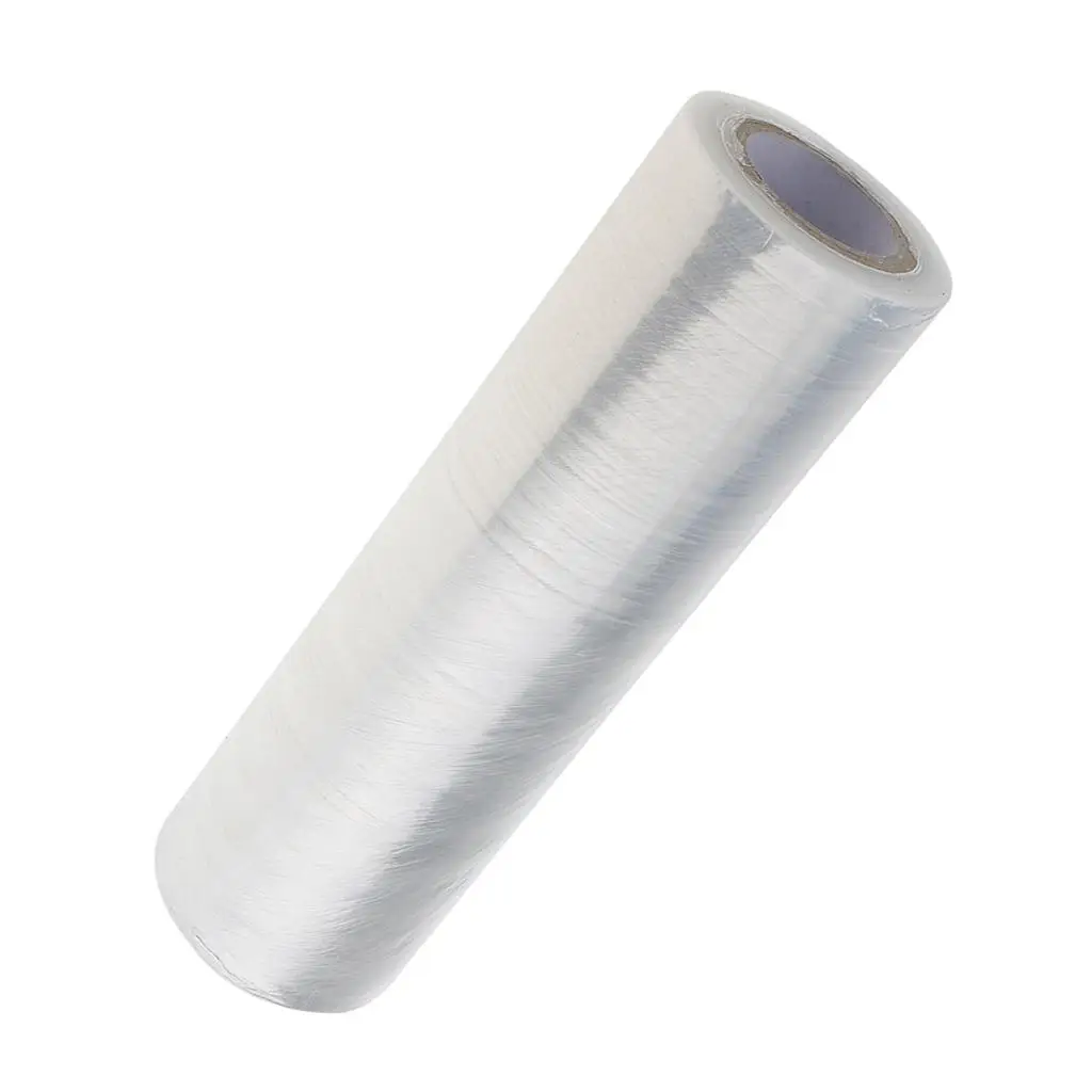 1 Roll of Transparent Plastic Film Food Preservation Sweat Haircare