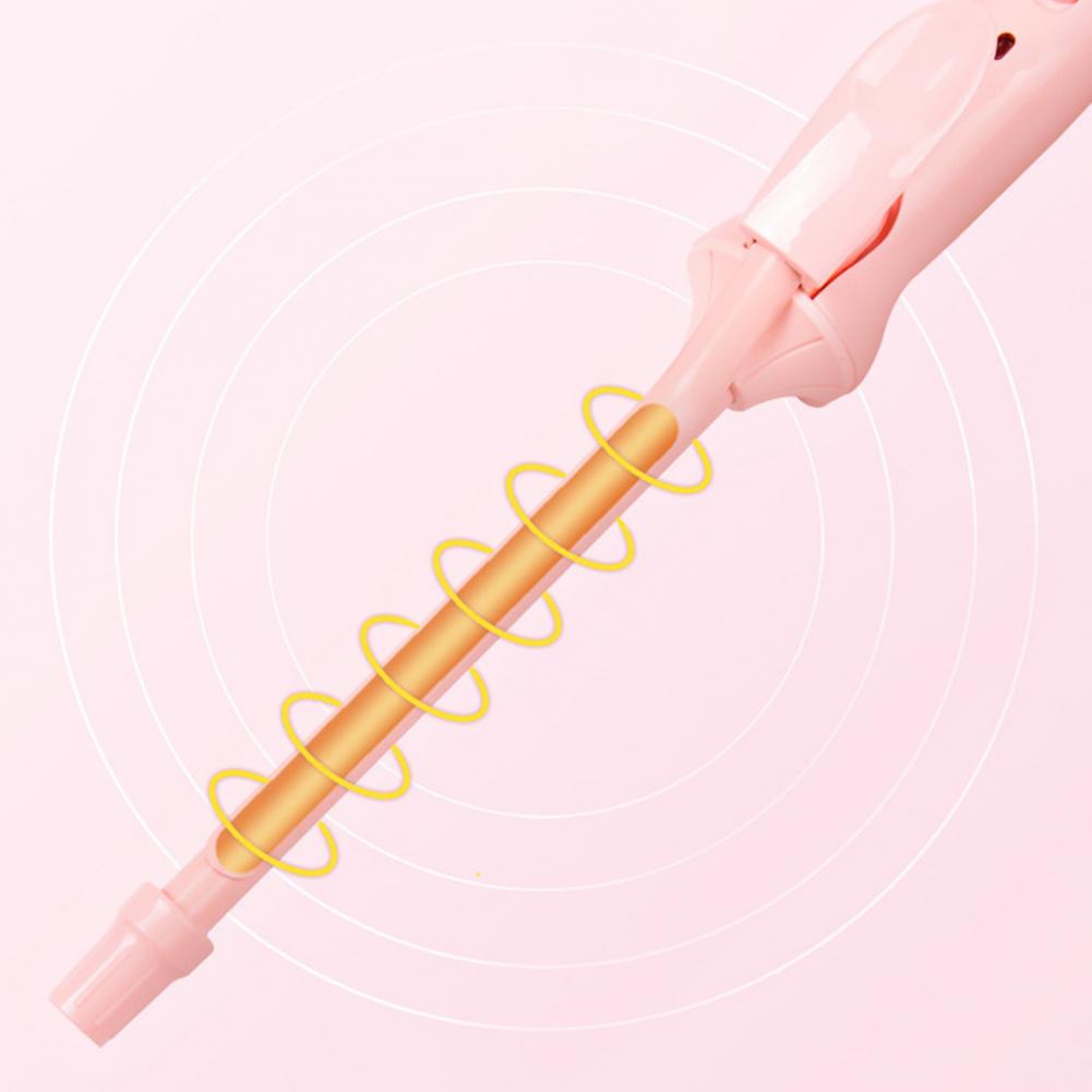 Title 6, Stylish Wool Curling Iron Anti-Scalding Safe Si...