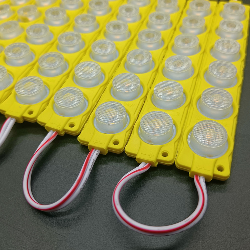 Description Picture 2 of item10pcs LED Light Module IP67 DC12V 6W 2835 SMD Yellow LED CE Waterproof Advertising Light