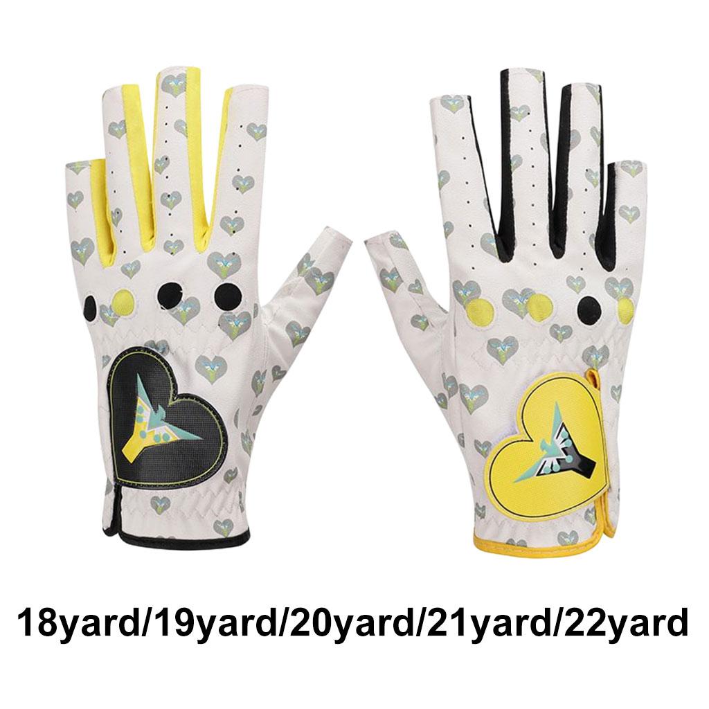 Golf Fingerless Gloves Breathable Touchscreen for Cycling Left & Right Hand Driving