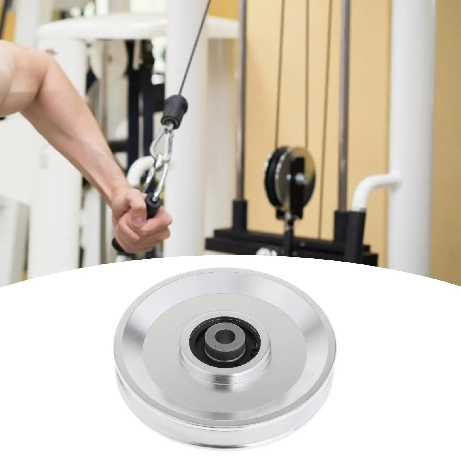 Bearing Pulley Wheel Gym Accessory Universal CNC Machining Wearproof Lightweight