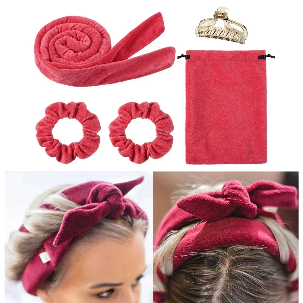 Best of Heatless Curling Rod Headband No Heat Hair Curlers Ribbon Lazy Hair Rollers Silk Curls Sleeping Soft Headband Hair Styling Tools Reviews & Tips