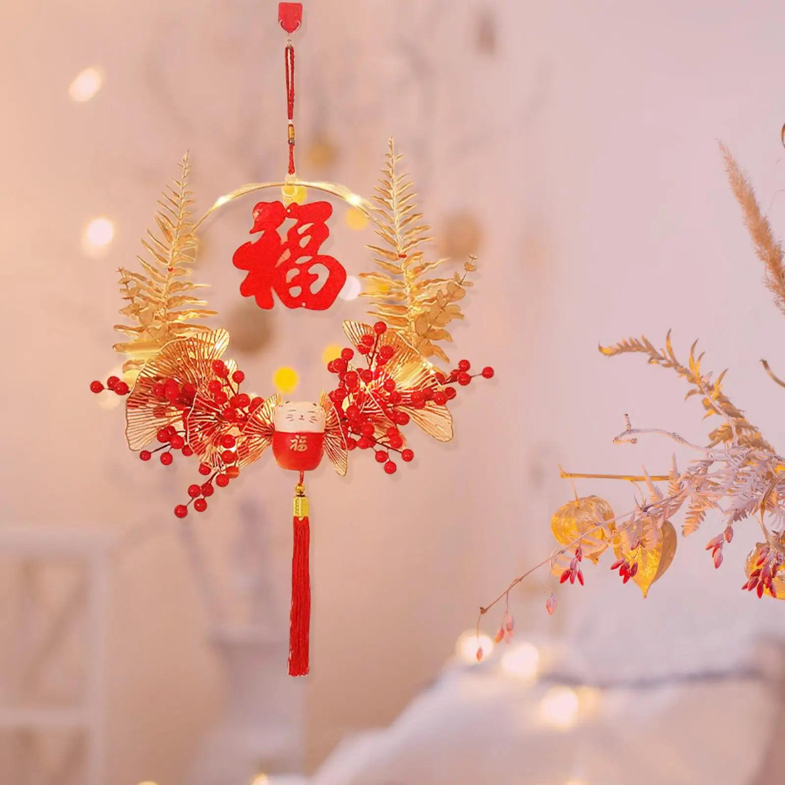 Fu Word Pendant Decoration Chinese New Year Door Hanging Decorations for Spring Festival