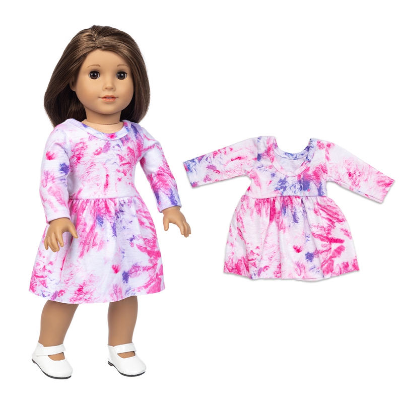 18 Zoll American Og Mädchen Puppenkleidung Mantel Hemd Spitzenrock 43 cm Babypuppen Kleid Kinderspielzeug tragen – Detail 31
