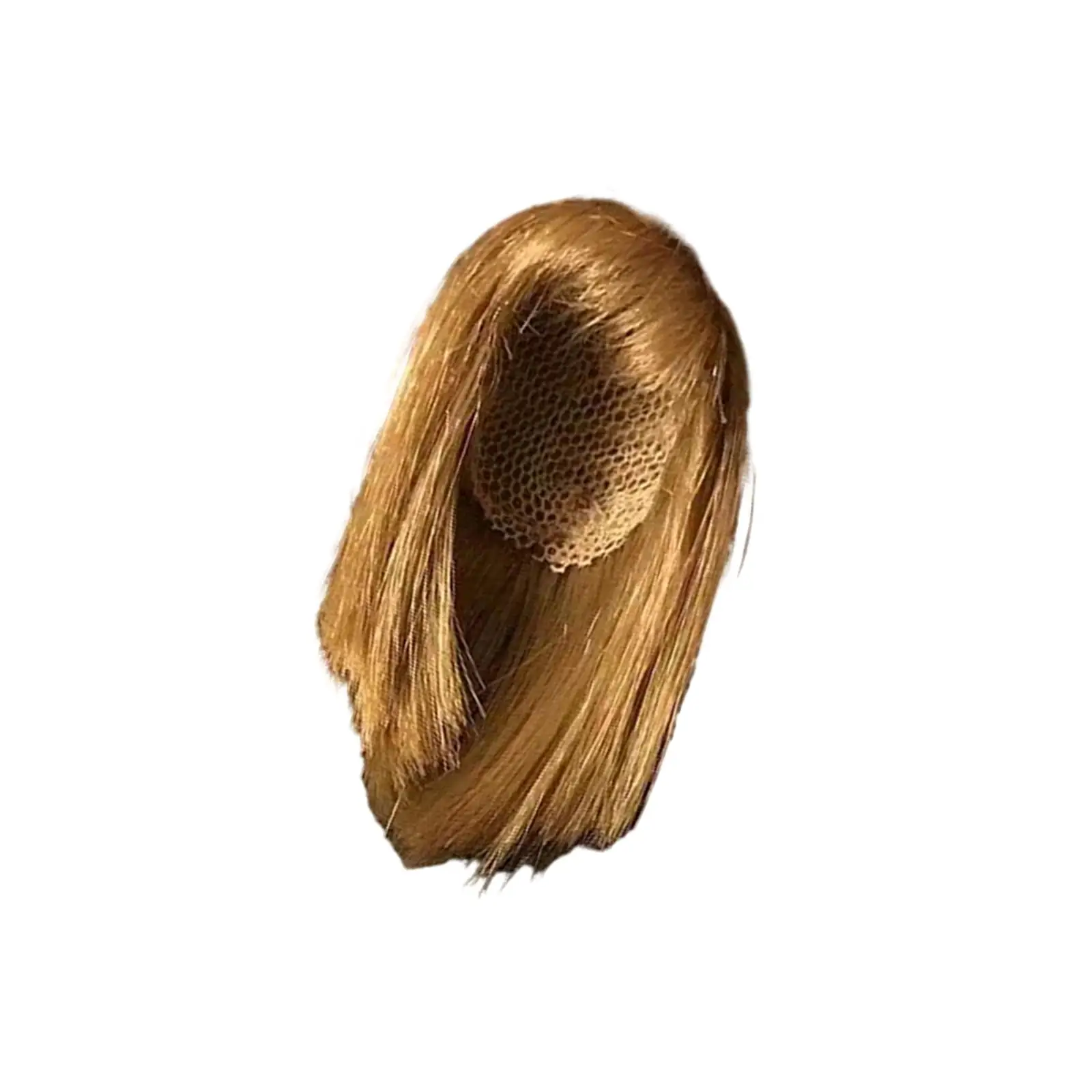 1:6 Scale Female Blonde Hair Smooth (18cm Length) Fashion Salon Durable for 12inch Action Figure DIY Making Accessory