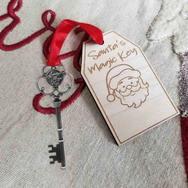 Weihnachten Anhänger Santa Schlüssel Für Haus Mit Keine
