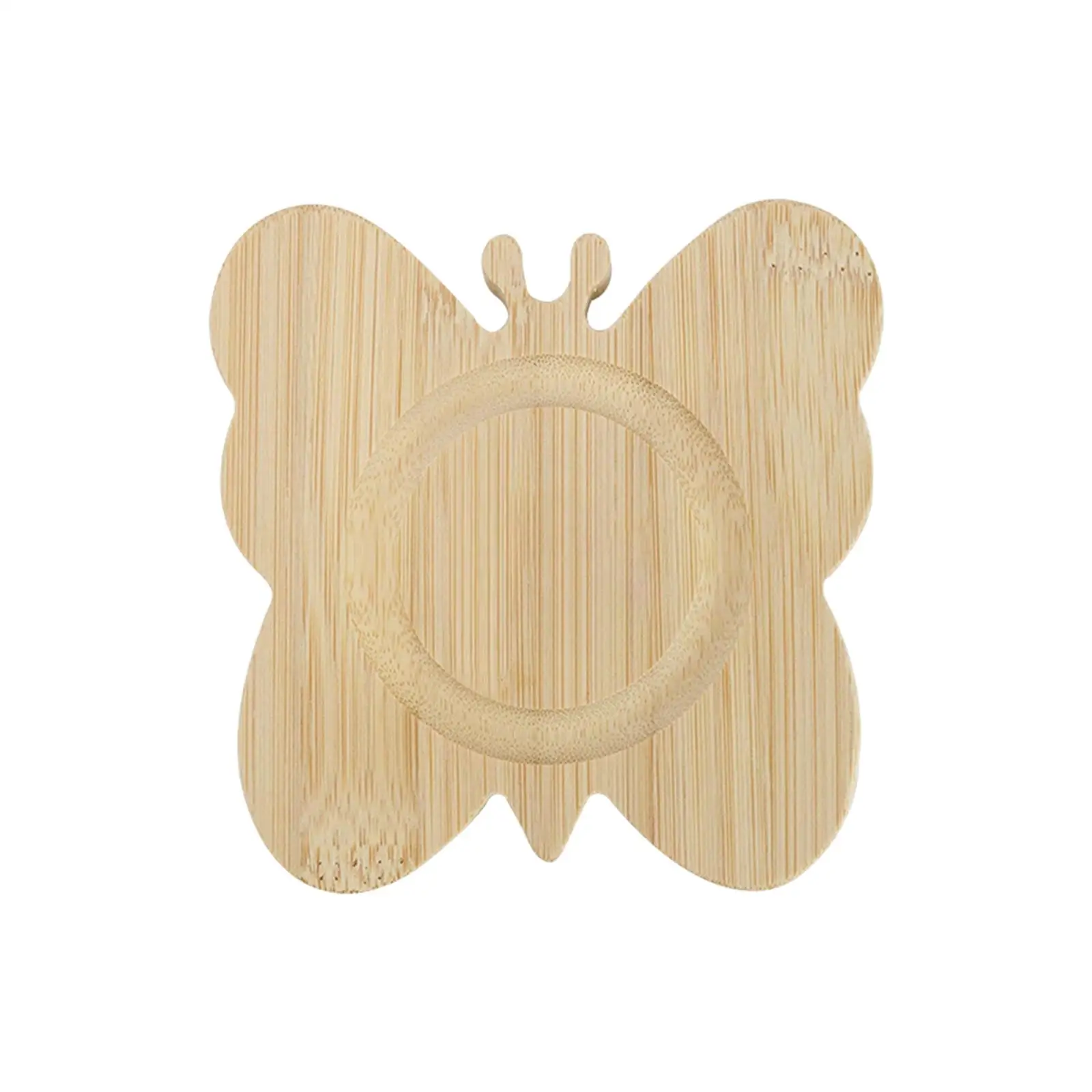 Wooden Jewelry Tray Jewelry Storage Butterfly Shaped 12cm Holder Multifunctional Showcase Show Bracelets Tray Bead Pendant Tray