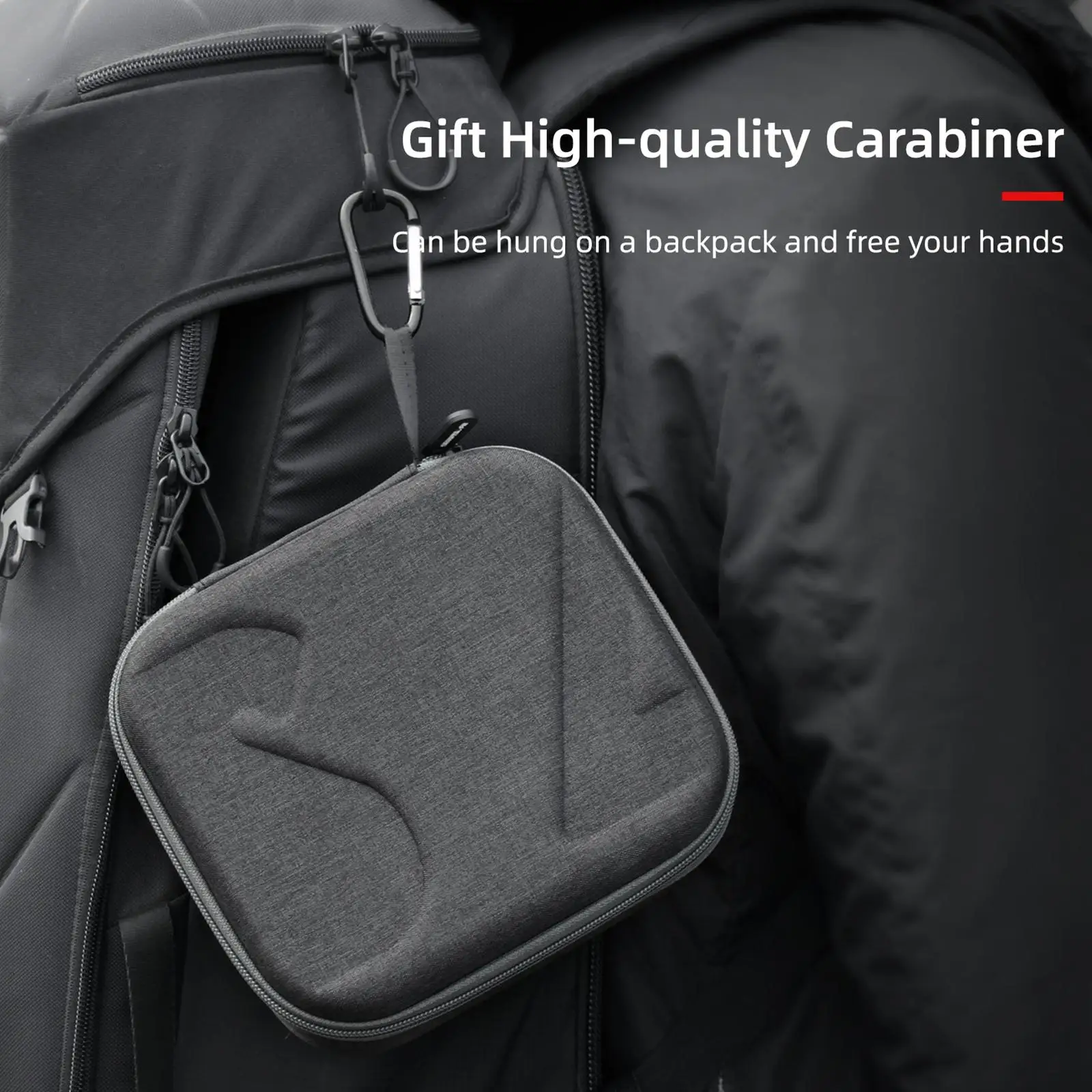 Travel Carry Case Portable with Hook Lightweight Velvet Interior Shock Protective Dust for Lite, for Nano 
