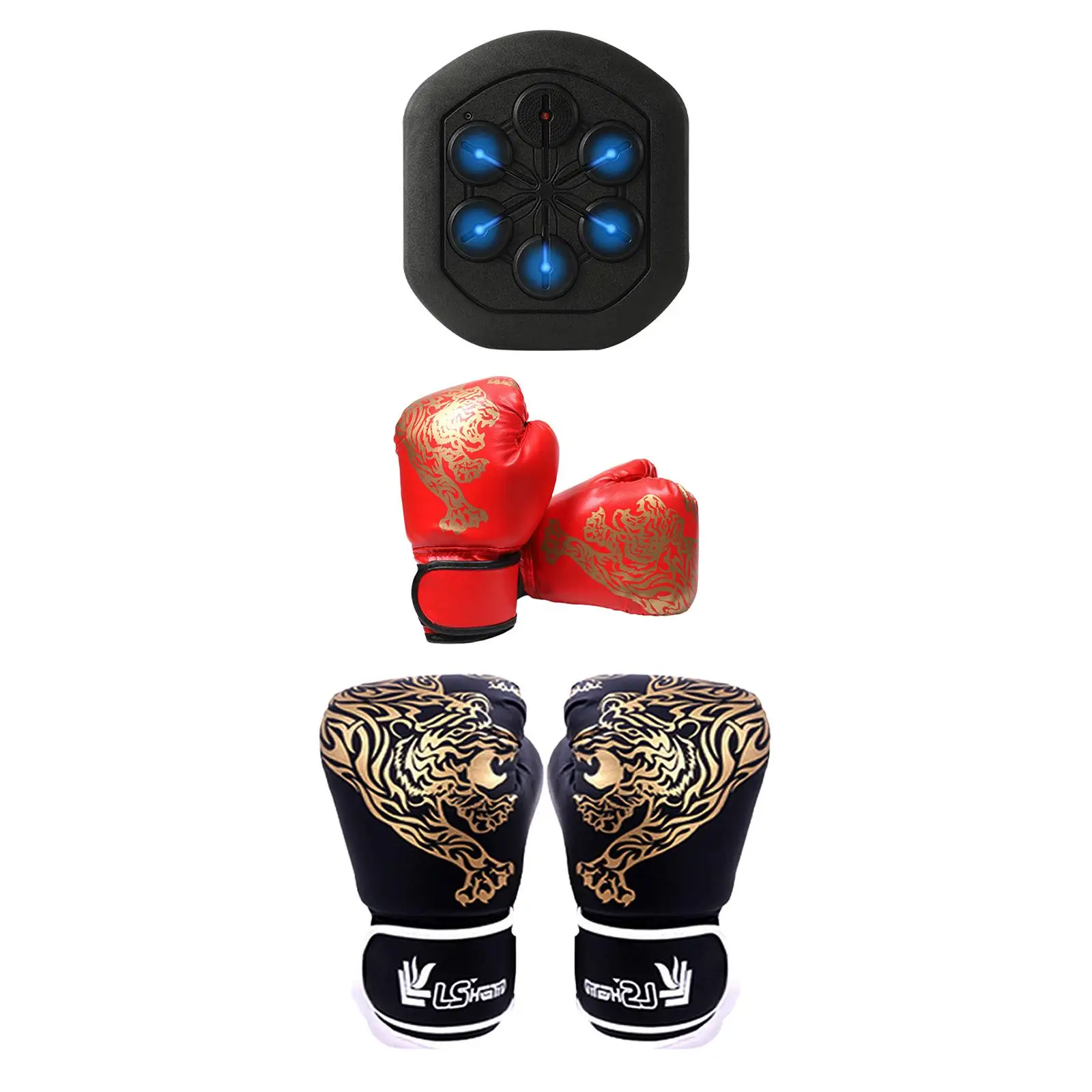 Music Boxing Wall Target Boxing Practice Reaction Target Punching Pad for Kids Adults Training Equipment Machine Household