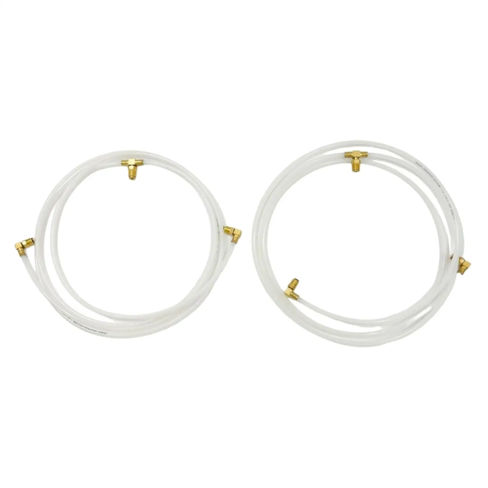 Convertible Top Hydraulic Fluid Hose Line Pair Hoses Ho-white-set for Chevrolet Chevy II Impala Professional Quality