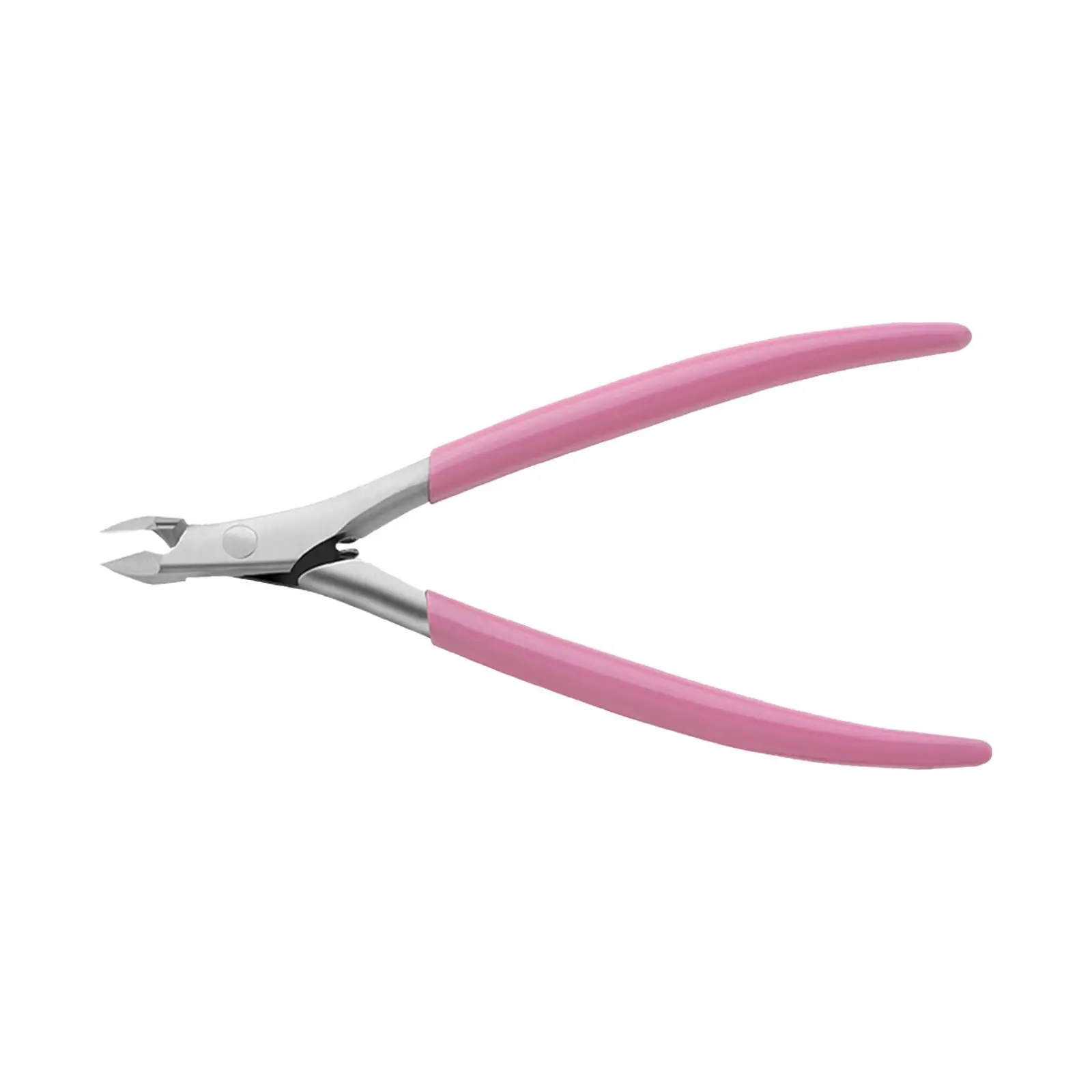 Stainless Steel Cuticle Trimmer Nippers Easy Grip Ingrown Toenail Clippers Pointed 5mm Jaw Callus Remover for Home SPA