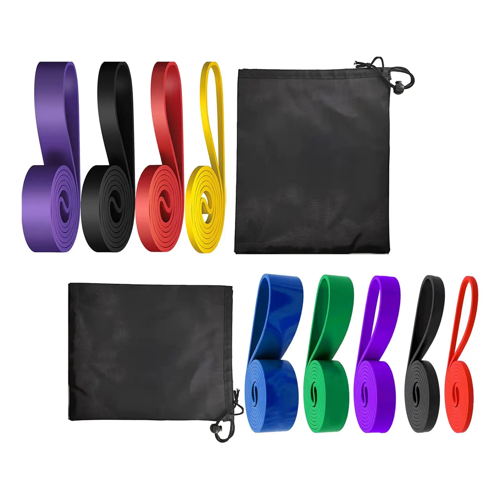 Resistance Bands Set Pull up Assistance Bands Muscle Training Workout Bands Heavy Duty Stretch for Fitness Workout Pilates Yoga