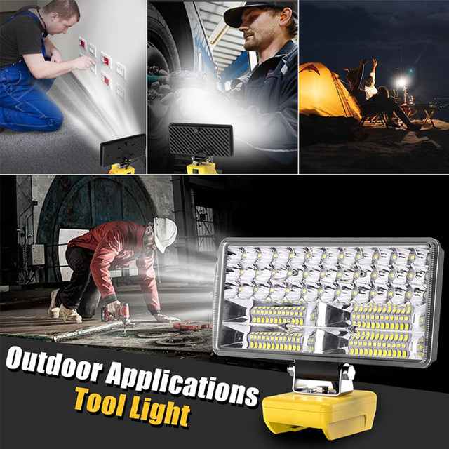 Inch Light For Dewalt 18V 20V 60V Li-ion Battery DCB183 DCB206