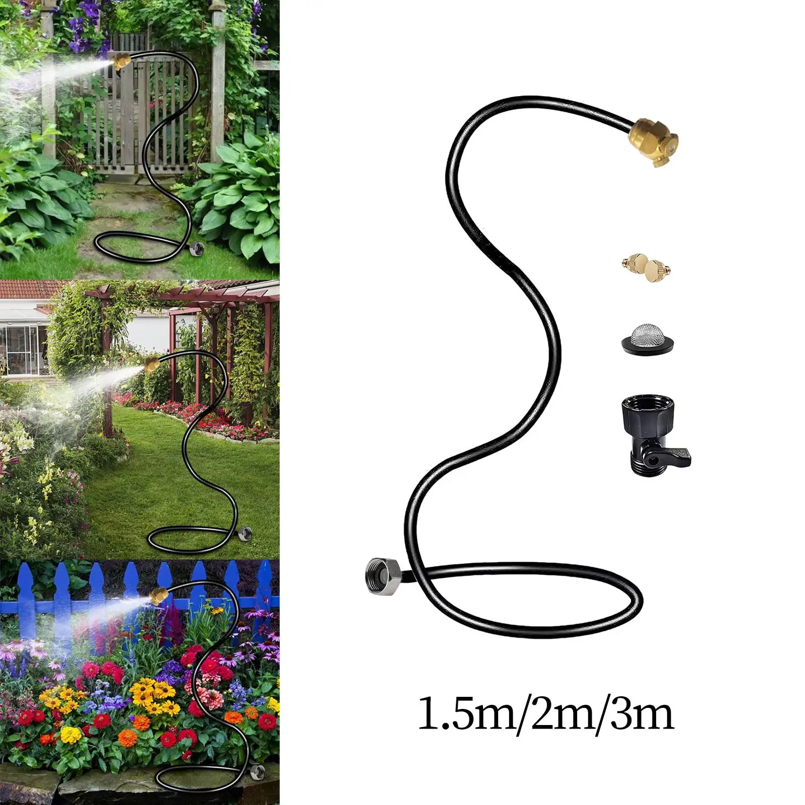 Patio Misting Sprayer Irrigation 3/4inch Attachment for Garden Lawn Backyard