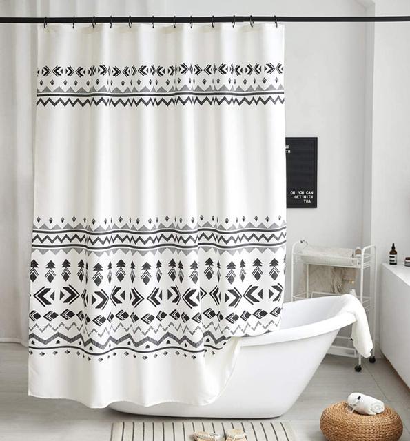 Tribal Shower deals Curtains, African Mud Cloth Design, Boho Chic, Tribal Chic, Chic shower curtains