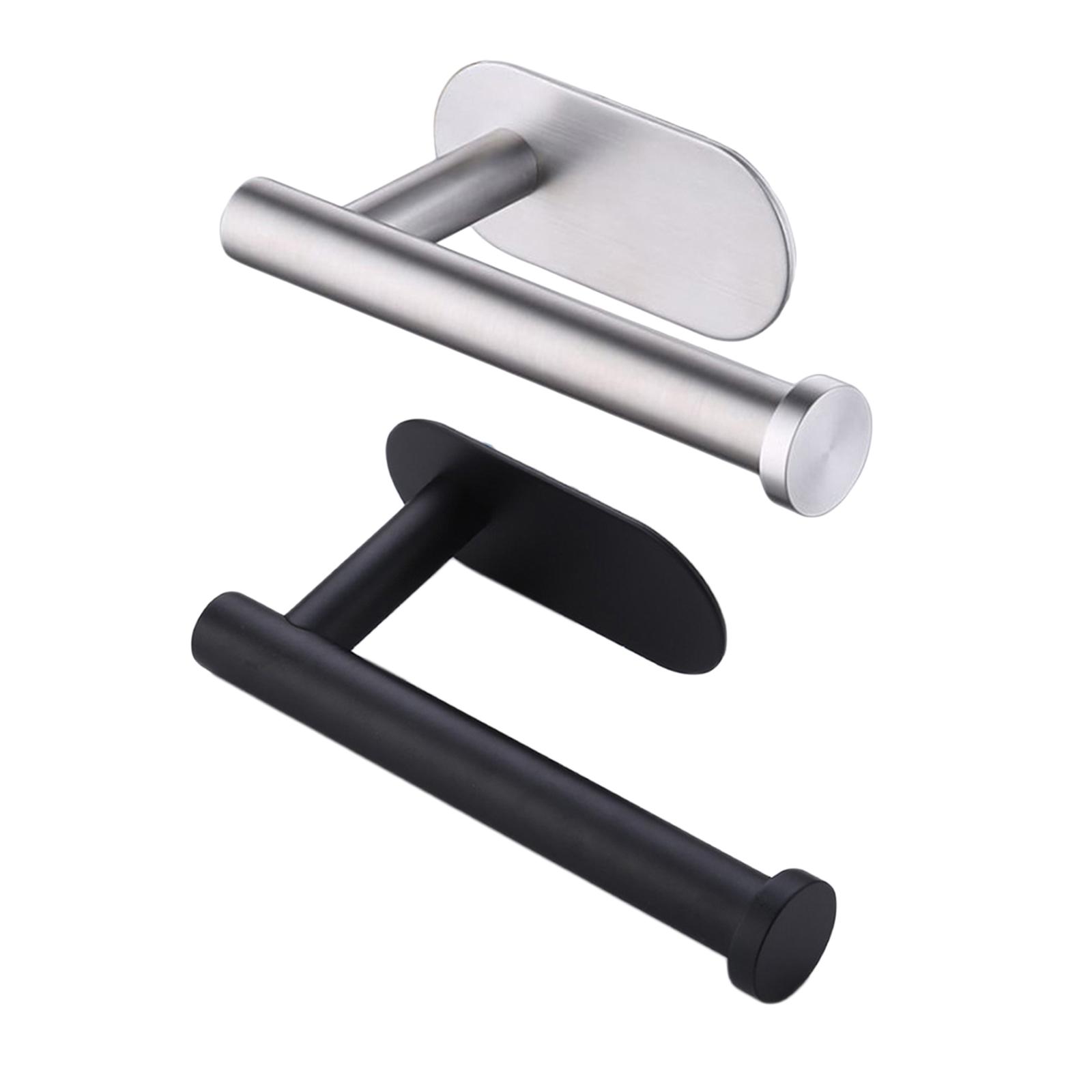 Stainless Steel Paper Holder No Punching Tissue Hanger Dispenser Toilet Paper Rack Rustproof Paper Shelf for Bathroom Hotel Home Stainless Steel Paper Holder No Punching Tissue Hanger Dispenser Toilet Paper Rack Rustproof Paper Shelf for Bathroom Hotel Home