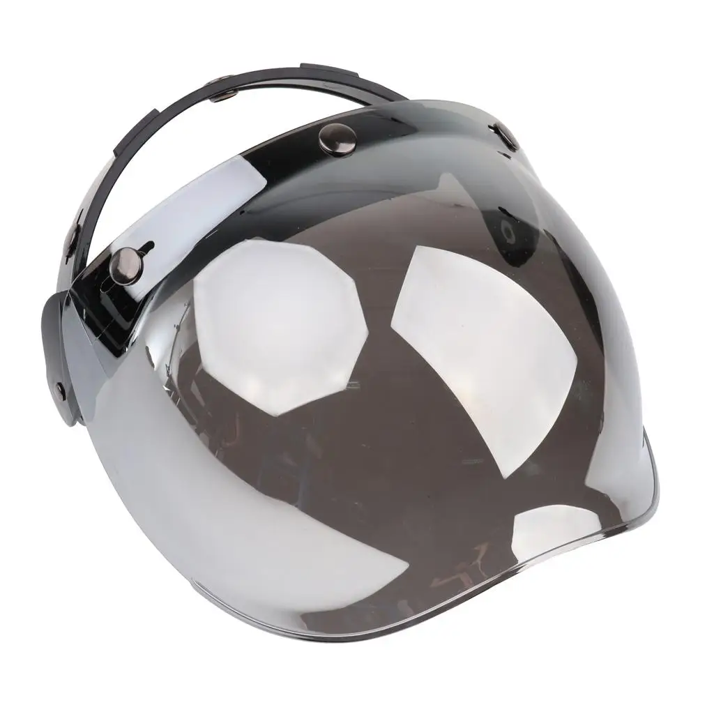 3-Snap Bubble Wind Visor for Motorcycle