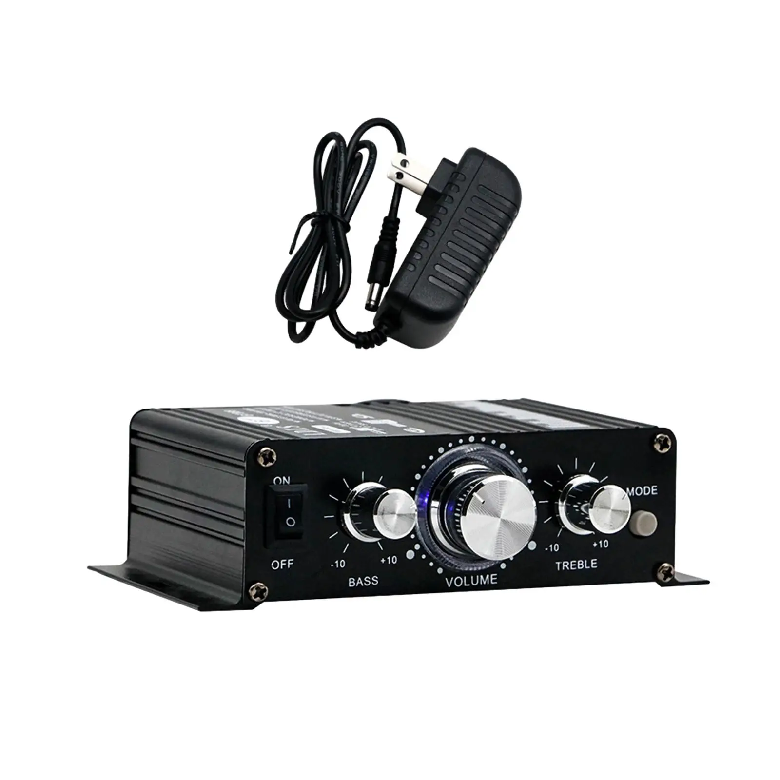 Bluetooth Power Amplifier 2.0 Channels Professional 30W x2 Small Immersive Effect HiFi Stereo for Car Party Home Theater Bar