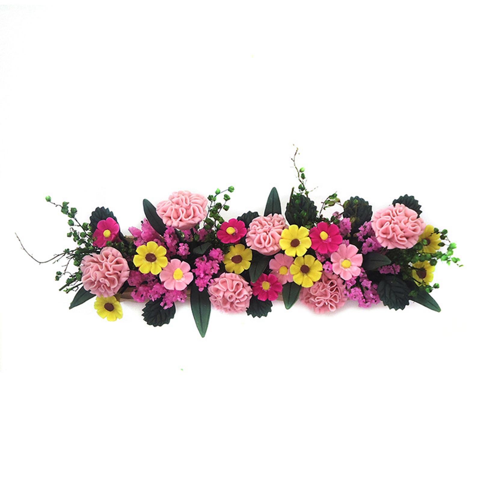 Miniature Potted Plants Dollhouse Decoration Garden Ornaments for Balcony Corridor