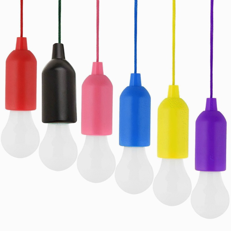 Description Picture 3 of itemColorful Pull Light Bulb Chandelier Portable Hanging Light Bulb Outdoor Camping Garden Decoration Hanging LED Night Light Lamp