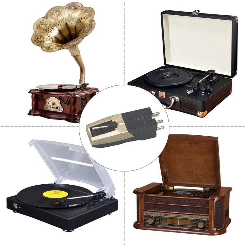 Title 2, 1PCS Gramophone Records Magnetic Cartridge Styl...