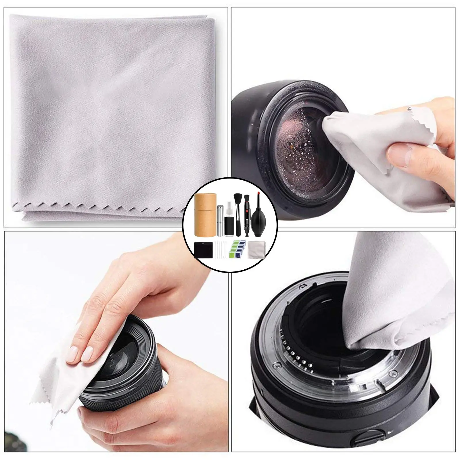 Photo Full  Camera Cleaning w/ Sensor Cleaning Swabs Lens  Cleaning Cloth for Camera Lens, Cleaning  Accessories