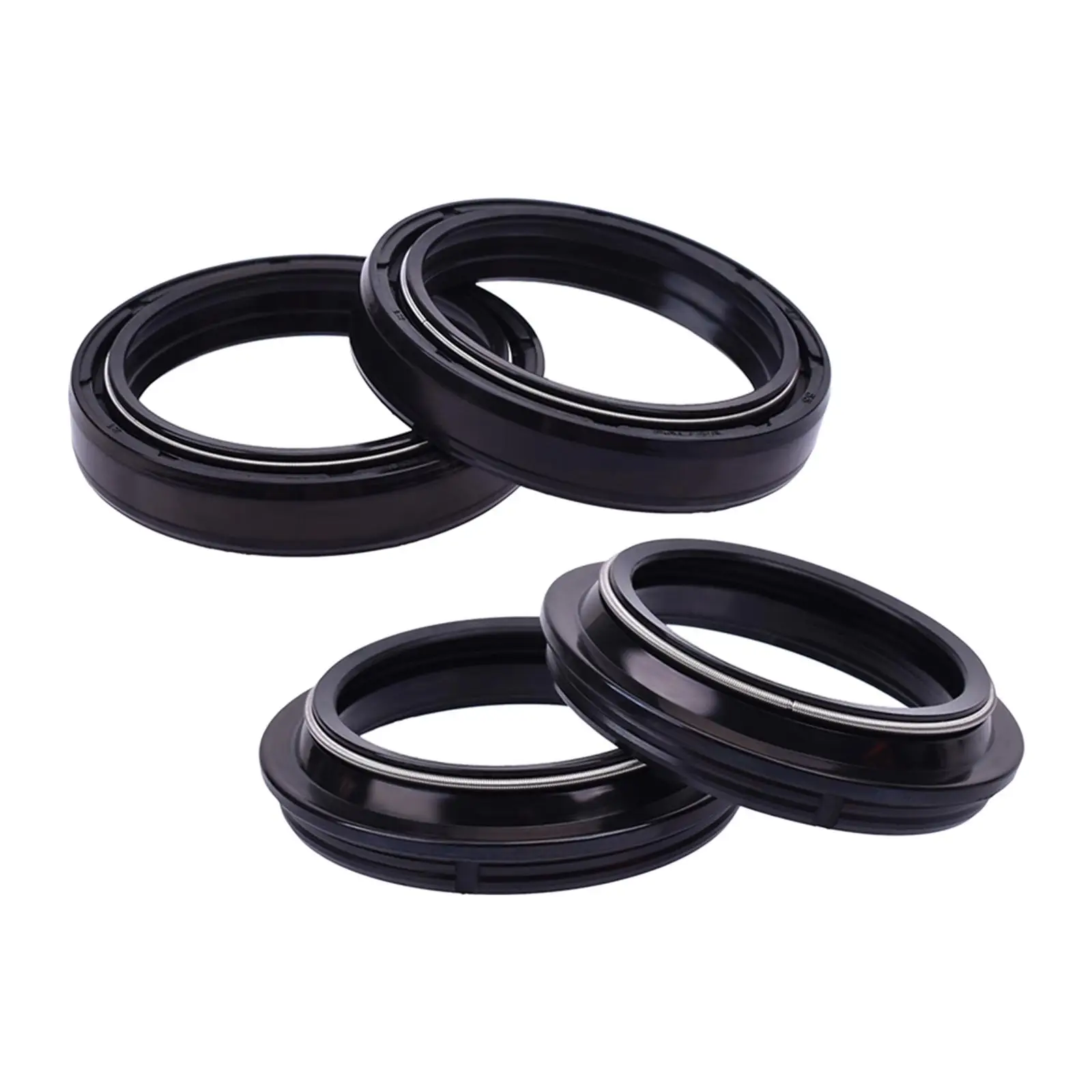 Front Fork Shock Oil Seal and Dust Seal Set 47x58x11mm Accessory Durable for