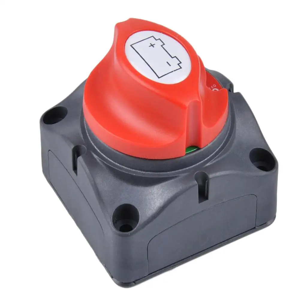 Car RV Marine Boat Battery Selector Isolator Disconnect Rotary Switch Cut