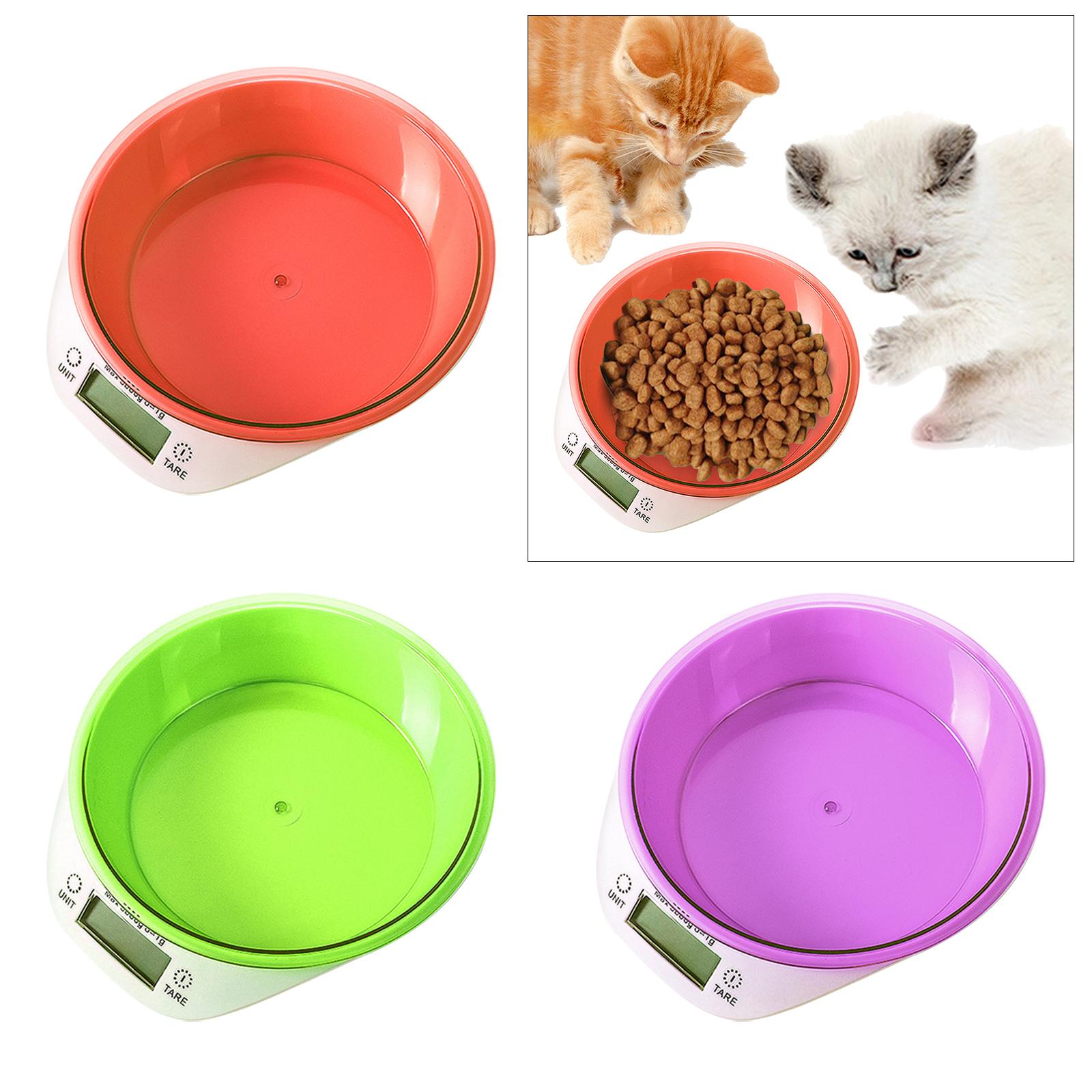 Small Pet Scale for cat and Dog, Electronic Puppy Scales Kitchen Scale, Tray