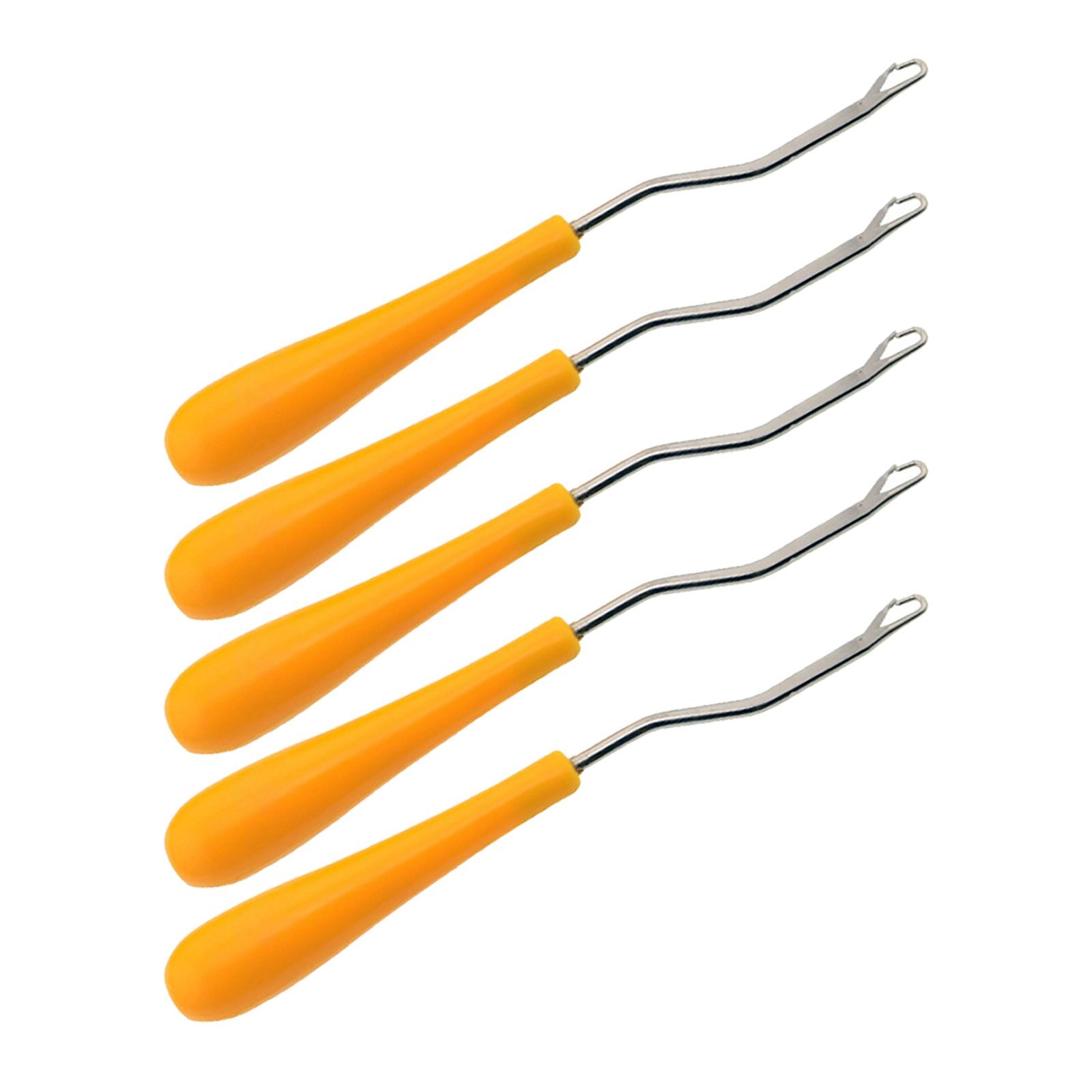 5x Latch Hook Crochet  for Rug Making Wigs Extension Craft Repair