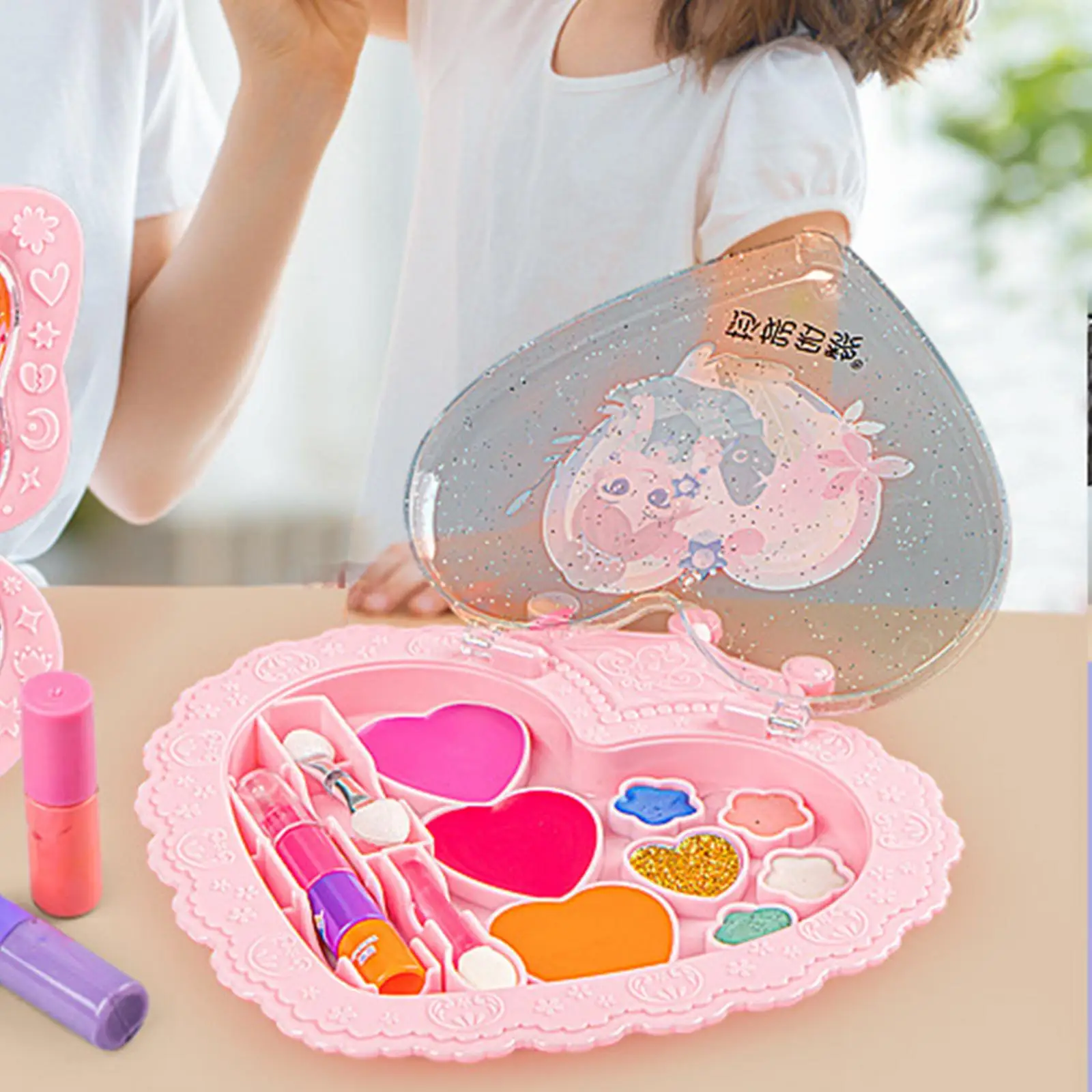 Storage Toys Princess Makeup Box Costumes Simulation Toy Washable Girls` Make Girls` Make Girls Children Kids