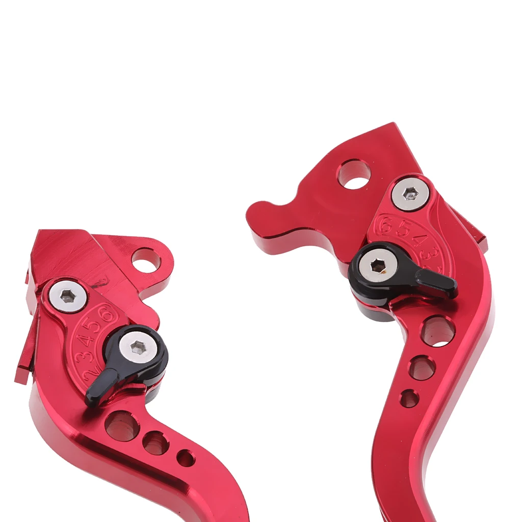 2 Pieces Left & Right Adjustable Hand Brake & Clutch Levers for