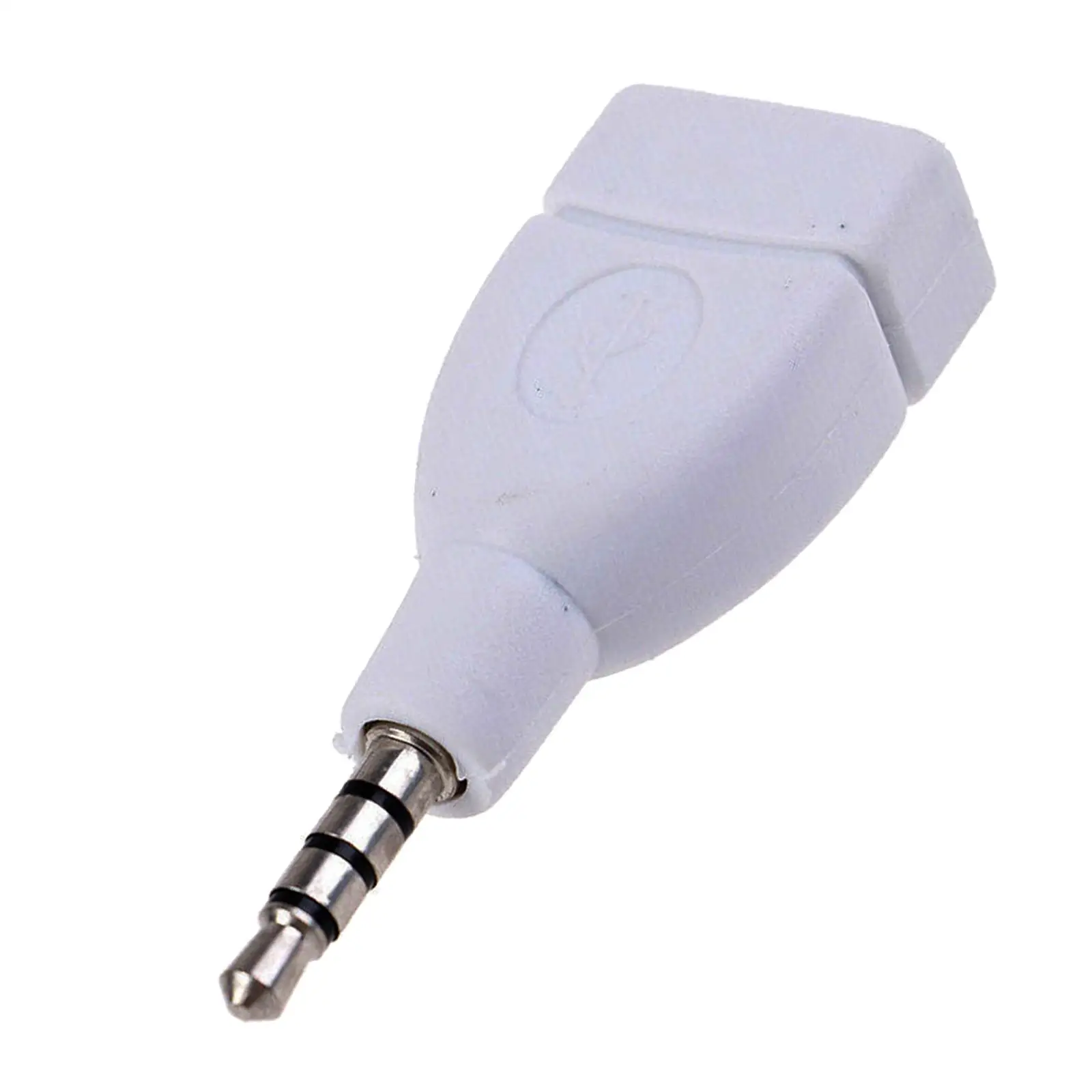 Auto 3.5mm Male AUX to USB 2.0 Adapter Plug AUX Audio Input MP3 from Disk Car Auxiliary Port Audio 
