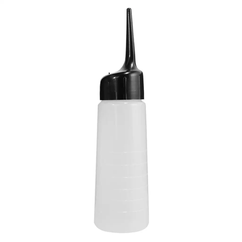 150ML Applicator Bottle Salon Hair Color Applicator Bottles with Angle Tip for Hairdressing Hair Styling Tools