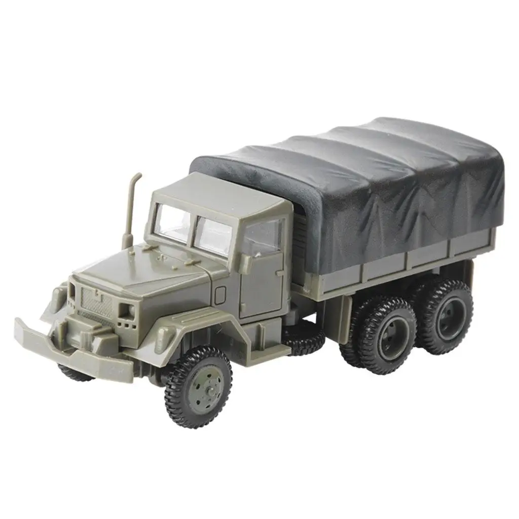 1:72 Military Truck Model Plastic Assembling DIY Collect for Girls Adults