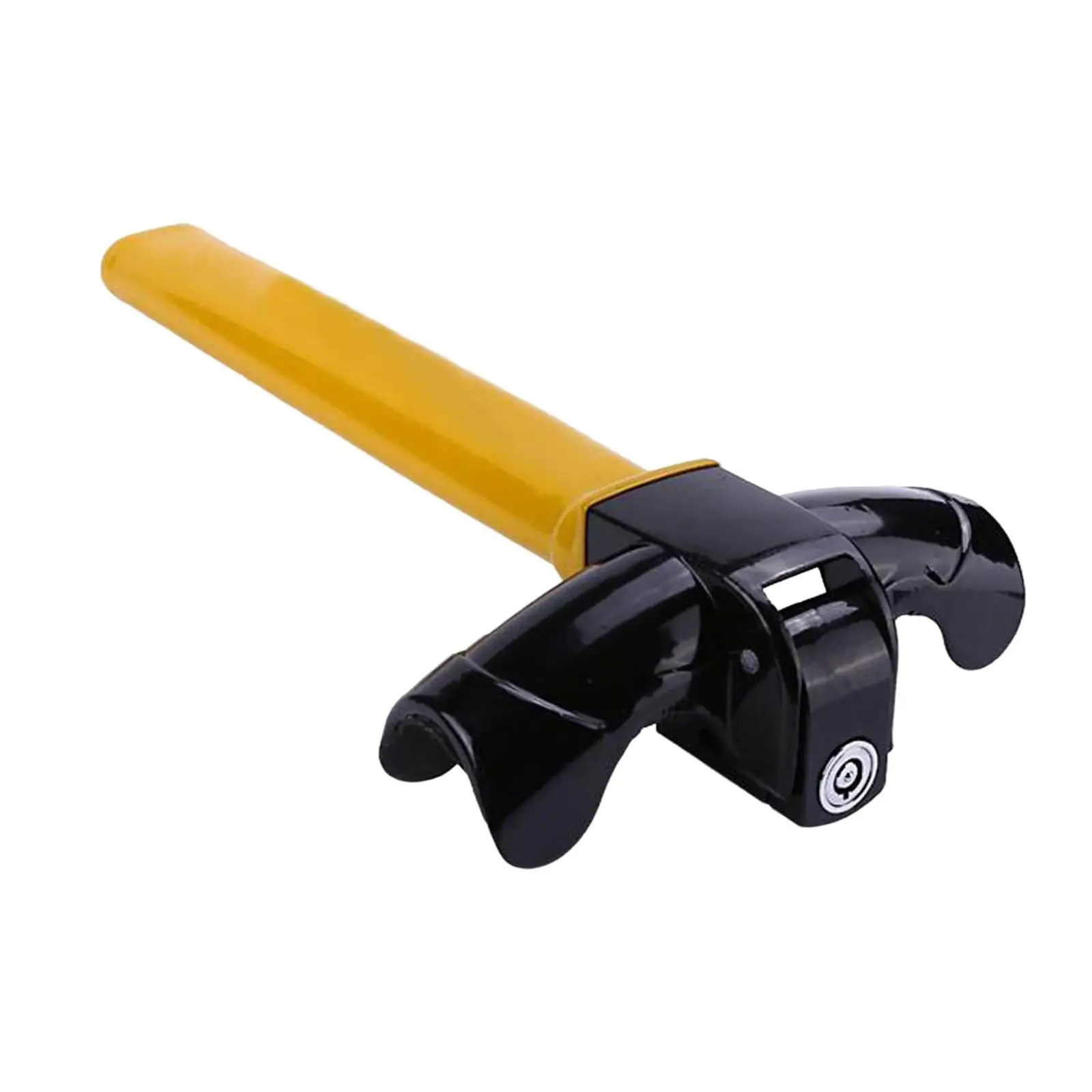 T Shaped Steering Wheel Lock Tool Curved Design Handle Durable for SUV