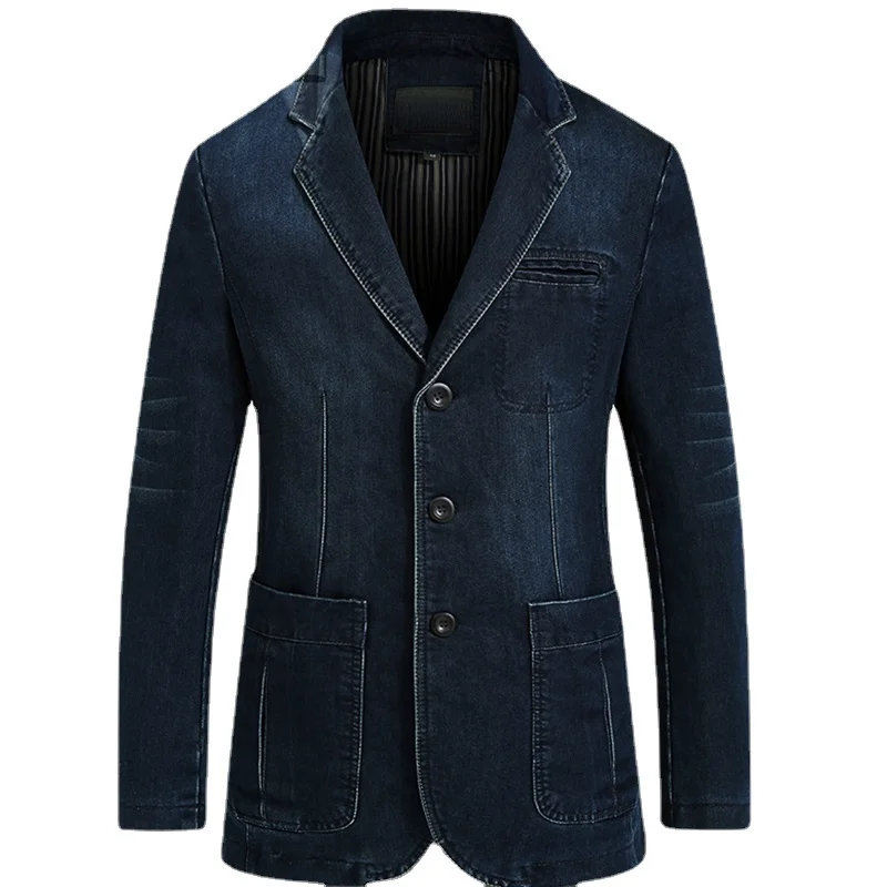 Casual Denim Blazers Jacket for a stylish look0