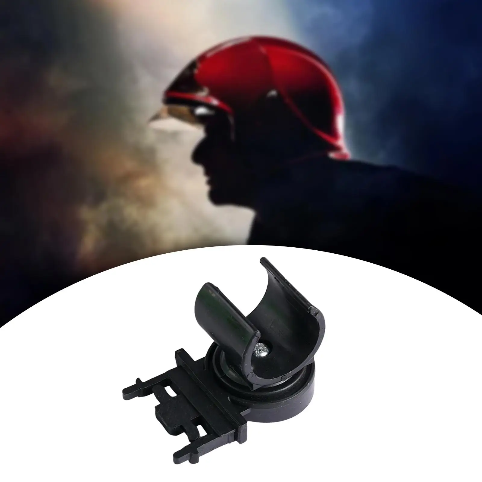 Helmet Flashlight Mount Clip Holder Headlights Holder Hardhat Headlamp Clips Headlamp Clips for Helmet for Outdoor Accessories
