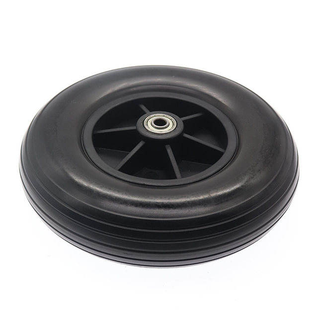 Ruote Anteriori Per Sedia A Rotelle Elettrica - 8 Pollici, Piene, Grigie, 200x50mm