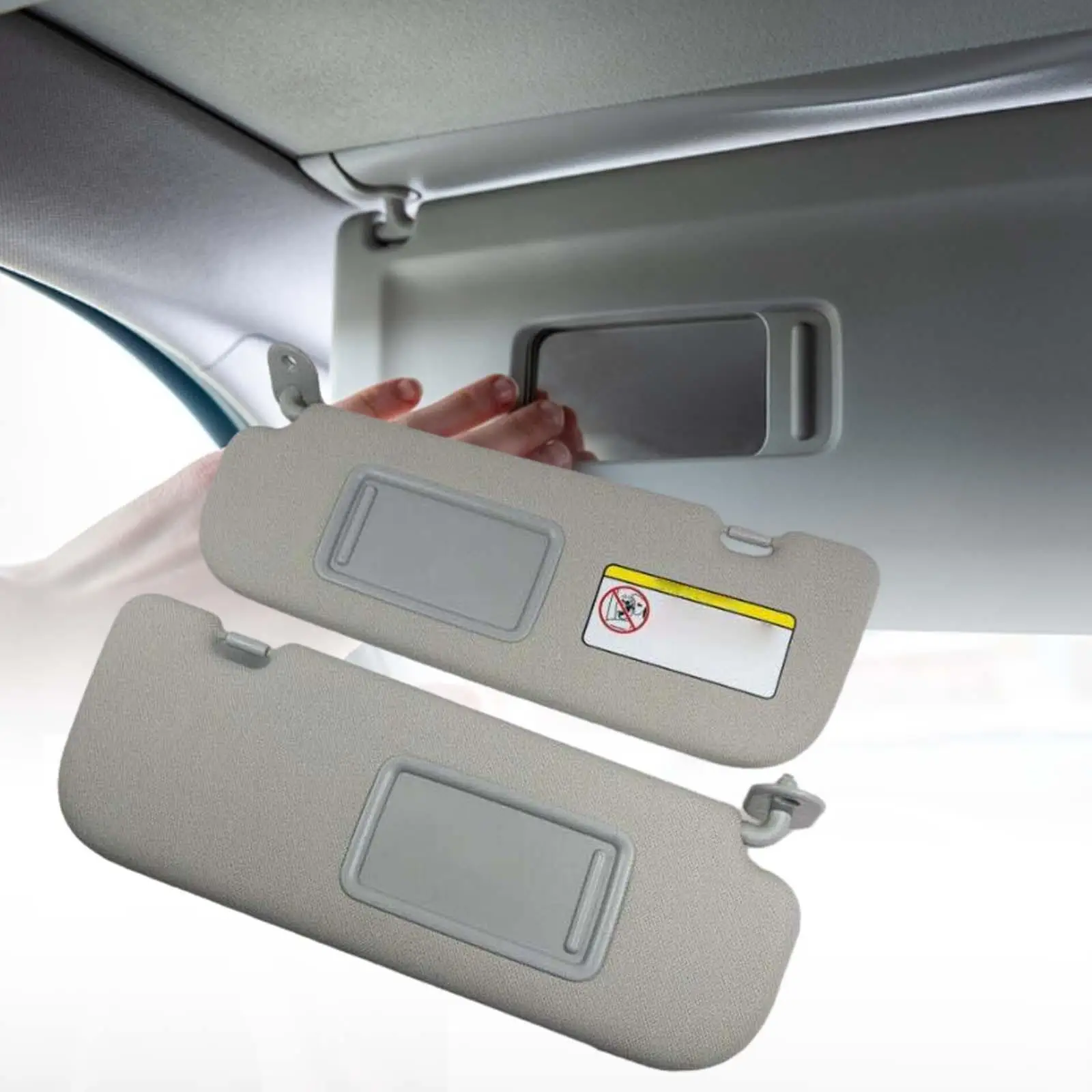 2Pcs Sun Visor 85210-2V130-tx 85220-2V140-tx Sunproof Plate for Hyundai Veloster 2012 2013 2014 2015 Automotive Accessories