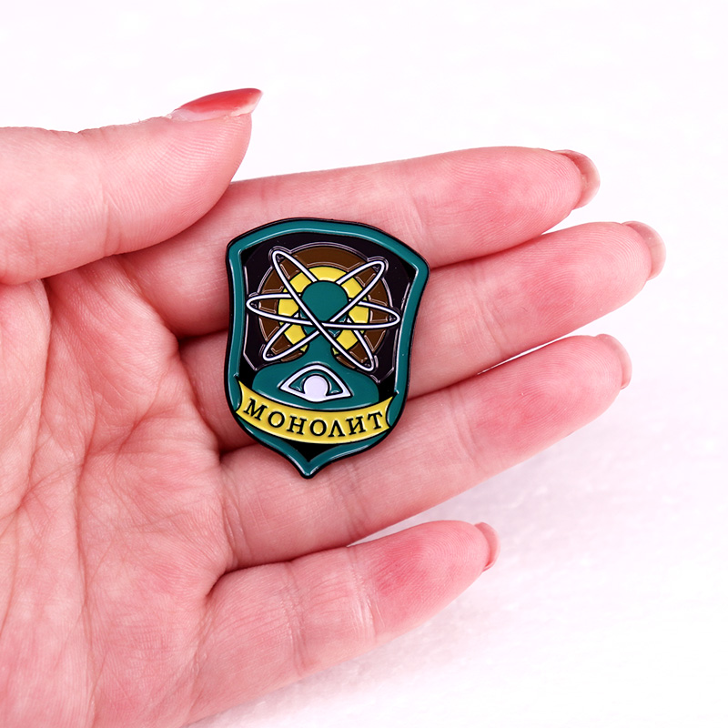 Monolith Abzeichen STALKER Spiel Emaille Pin Brosche Schmuck Lustiges Gamer Geschenk – Detail 3