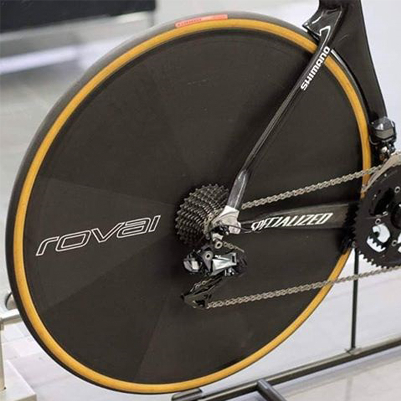 Carbon Disc Wheel Sticker TT Track 