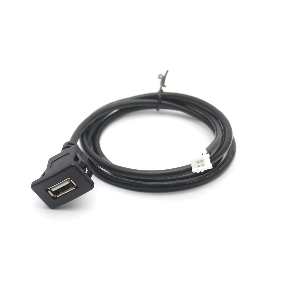 4 6-polige Autoradio-USB-Schnitts telle für Armaturen brett halterung für Android-Multimedia-Player – Detail 5