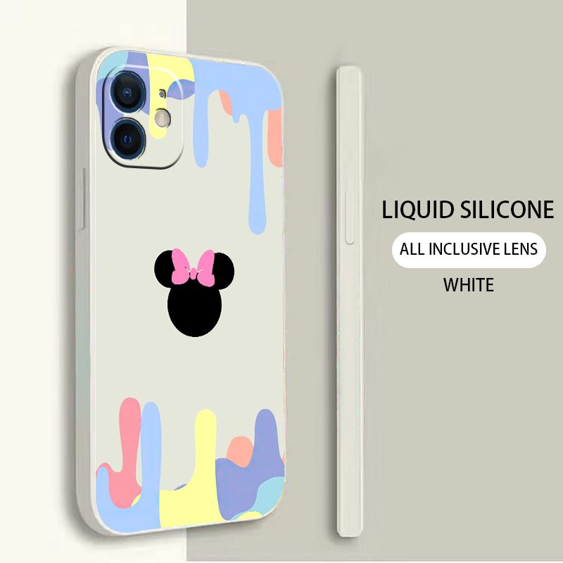 Cute Anime Mickey Phone Case For iPhone 11 SE 2020 7 7P 8 Plus X Xr Xs 11 12 13 Max Pro Mini 6 6s Ax93 Soft Fashion iphone 13 pro max cover