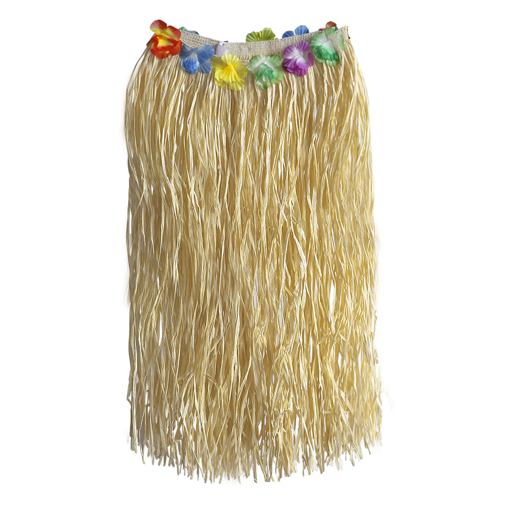 40CM/80cmKunststofffasern Damen Grasröcke Hula Rock Hawaiianische Kostüme Damen Dress Up Festliche & Partyzubehör – Detail 6